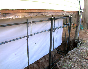 Foundation Stemwall Repair Example